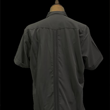 【予約】【半袖】【IMP-DE-12S-CH-42】【 DEADSTOCK 】【S/S GUAYABERA】【CHARCOAL】【炭色】
