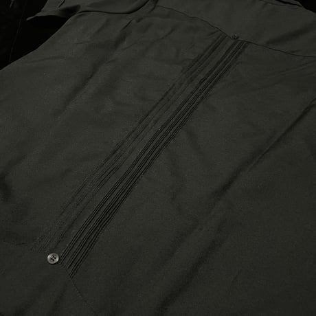 【予約】【半袖】【サイズ38(L)】【IMP-DE-24S-BW-38】【 DEADSTOCK 】【S/S GUAYABERA】【BLACKxWHITE】【黒x白】