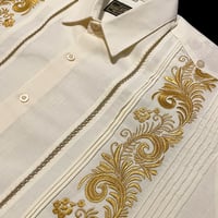 【予約商品】【半袖】【ESG-30S-OFG】【 S/S GUAYAMISA 】【OFF WHITExGOLD】【 オフホワイトx金 】