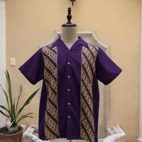 【予約商品】【半袖】【 ESGP-09-8S-PU 】【 S/S FRONT PANEL SHIRTS 】【 VINTAGE BATIK 】