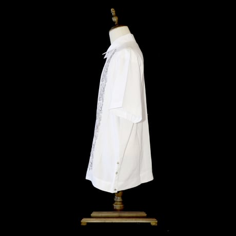 【お取り寄せ商品】【半袖】【IMP-101S-WS】【 S/S GUAYAMISA】【 WHITE x SILVER 】【 白 x 銀 】