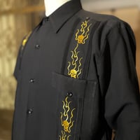 【2027年7月31日までにお届け】【受注生産】【長袖】【SHOTA CALAVERA】【 ESGS-07L-BG】【 L/S CUBANA 】【BLACKxGOLD】 【黒x金】