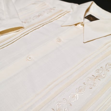 【長袖】【 ESG-32L-OF 】【 L/S GUAYAMISA 】【OFF WHITE】 【オフホワイト】