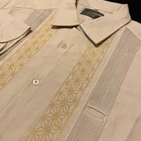 【2027年7月31日までにお届け】【受注生産】【 長袖 】【 ESGS-04L-KHG 】【 REJILLADA ASA 】【 麻の葉柄 】【 KHAKI x GOLD 】【 カーキ x 金 】