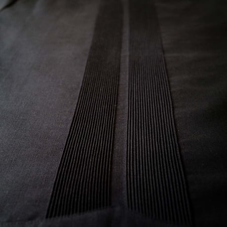 【予約商品】【 半袖 】【 ESG-01S-BG 】【 S/S GUAYABERA 】【 REJILLADA 】【 BLACK x GOLD 】【 黒 x 金 】