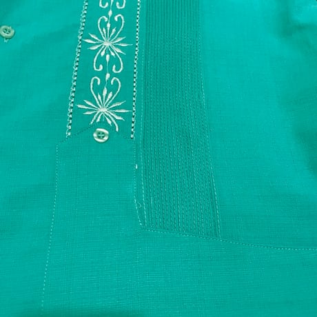 【予約商品】【半袖】【 ESG-01S-TQW 】【S/S REJILLADA】【TURQUOISE x WHITE】 【ターコイズ x 白】