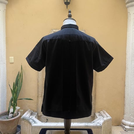 【半袖】【 ESG-37S-BG 】【クロス 】【 S/S GUAYAMISA 】【 CRUZ 】【BLACKx GOLD 】【 黒 x 金】