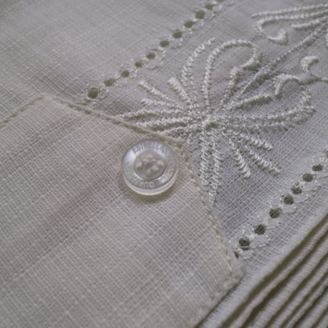 【2027年7月31日までにお届け】【受注生産】【半袖】【 ESG-01S-OF 】【 S/S GUAYABERA 】【 REJILLADA 】【 OFF WHITE 】【 オフホワイト 】