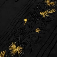 【半袖】【 ESG-36S-BG】【金魚】【 S/S GUAYAMISA 】【 BLACK x GOLD 】【 黒x金 】