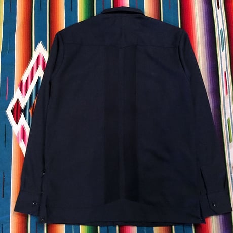 【2027年7月31日までにお届け】【受注生産】【長袖】【 ESG-01LP-NW 】【 REJILLADA CIPRE 】【 ポリエステル 】【 NAVY x WHITE 】【 紺 x 白 】