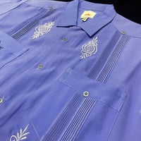 【予約】【半袖】【サイズ38(L)】【IMP-DE-25S-AQ-38】【 DEADSTOCK 】【S/S GUAYABERA】【AQUA】【アクアブルー】