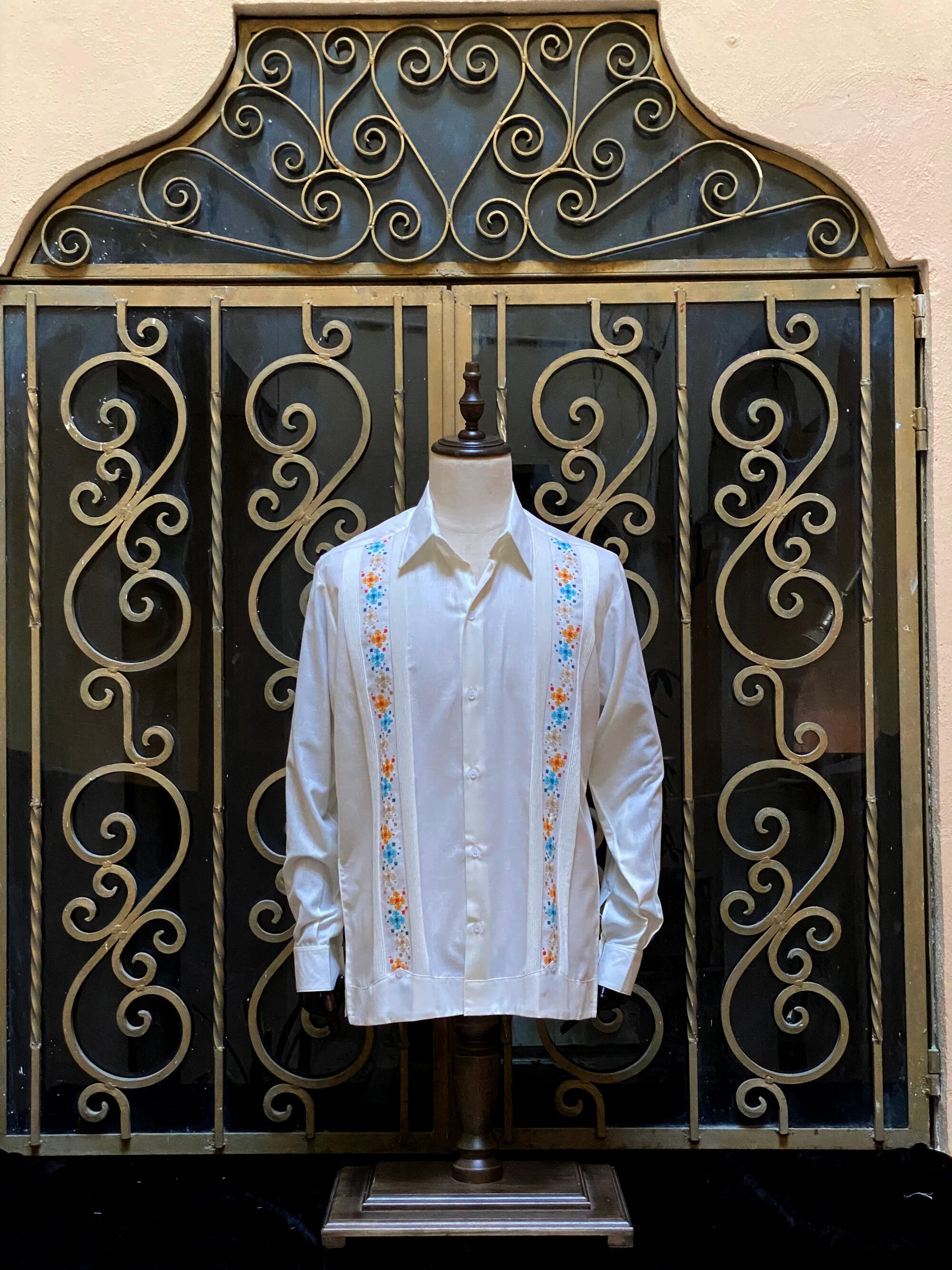 古着 グァヤベラESTRELLA STANDARD GUAYABERA ESTRELLA STANDARD S/S GUAYABERA BLACK | Glam Inc.
