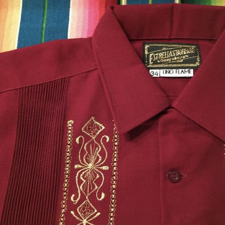 【2027年7月31日までにお届け】【受注生産】【長袖】【 ESG-01L-BUG 】【 REJILLADA 】【 BURGUNDY x GOLD 】【 臙脂(えんじ)色 x 金 】