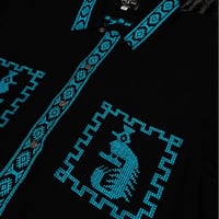 【予約商品】【長袖】【IMP-QTZ-LS-BBL】【GUATEMALA】【 L/S QUETZAL SHIRTS】【BLACKxBLUE】【黒x青】