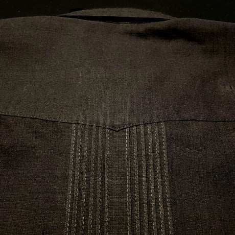 【ご注文日より１年以内にお届け】【受注生産】【半袖】【ESG-30S-BS】【 S/S GUAYAMISA 】【BLACKxSILVER】【 黒x銀】