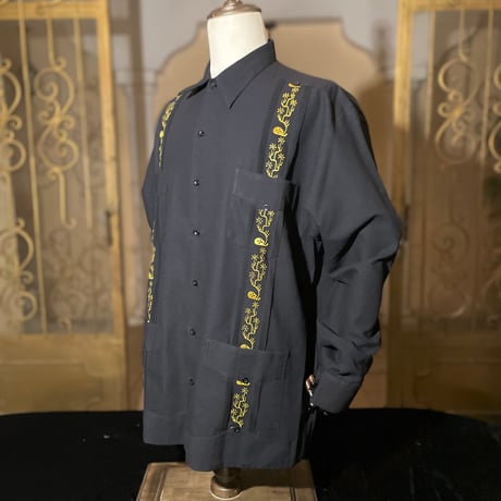 【2027年7月31日までにお届け】【受注生産】【長袖】【SHOTA CACTUS】【 ESGS-06L-BG】【 L/S CUBANA 】【BLACKx GOLD】 【黒x金】
