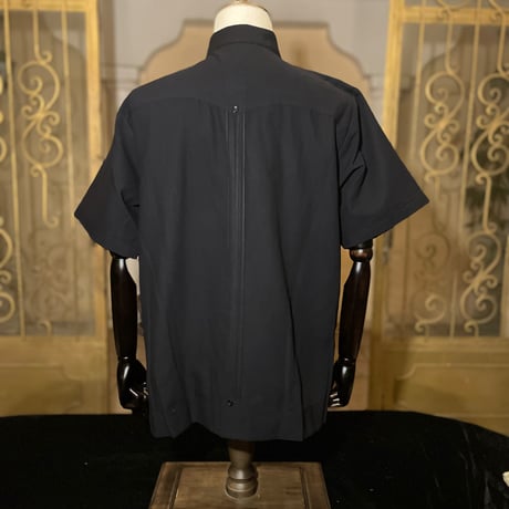 【半袖】【 ESG-33S-B】【 S/S CUBANA 】【GUAYABERA】【BLACK】【黒】
