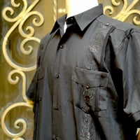 【ご注文日より１年以内にお届け】【受注生産】【半袖】【SHOTA CALAVERA】【 ESGS-07S-B】【 S/S CUBANA 】【BLACK】 【黒】