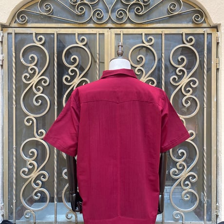 【2027年7月31日までにお届け】【受注生産】【半袖】【 ESG-02S-BU 】【 PRESIDENTIAL 】【 BURGUNDY  】【 臙脂(えんじ)色 】
