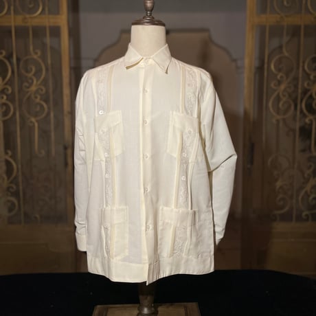 【長袖】【SHOTA CACTUS】【 ESGS-06L-OF】【 L/S CUBANA 】【OFF WHITE】 【オフホワイト】