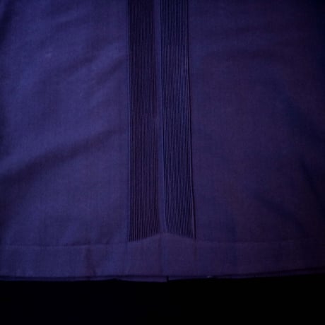 【9月下旬】【予約商品】【長袖】【 ESGS-04L-NG 】【 L/S GUAYABERA 】【 REJILLADA ASA 】【 麻の葉柄 】【 NAVY x GOLD 】【紺x金】