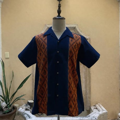 【予約商品】【半袖】【 ESGP-09-3S-N 】【 S/S FRONT PANEL SHIRTS 】【 VINTAGE BATIK 】