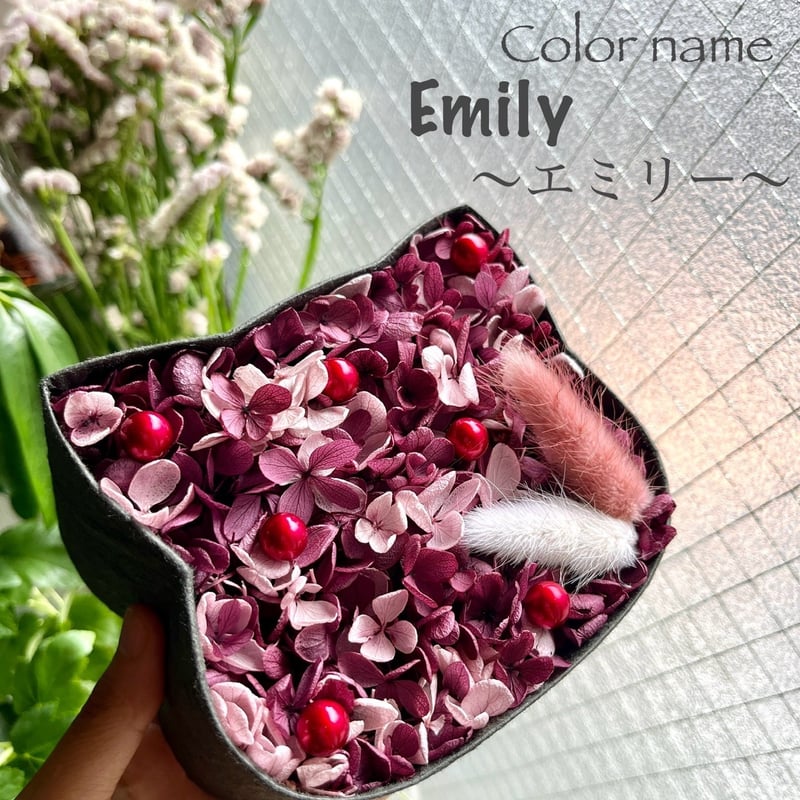 ねこばこ Emily エミリー オリジナル 猫型 フラワーボックス | 西麻布