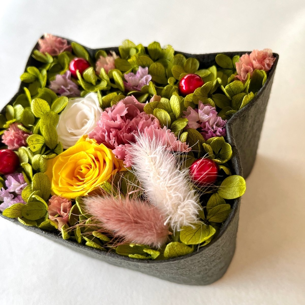 こねこばこ Candy ～キャンディ～ オリジナル 猫型 フラワーボックス