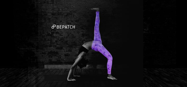 ビパッチ-BEPATCH-　タイダイ系BORN花snakeデザイン 3色セット w=788