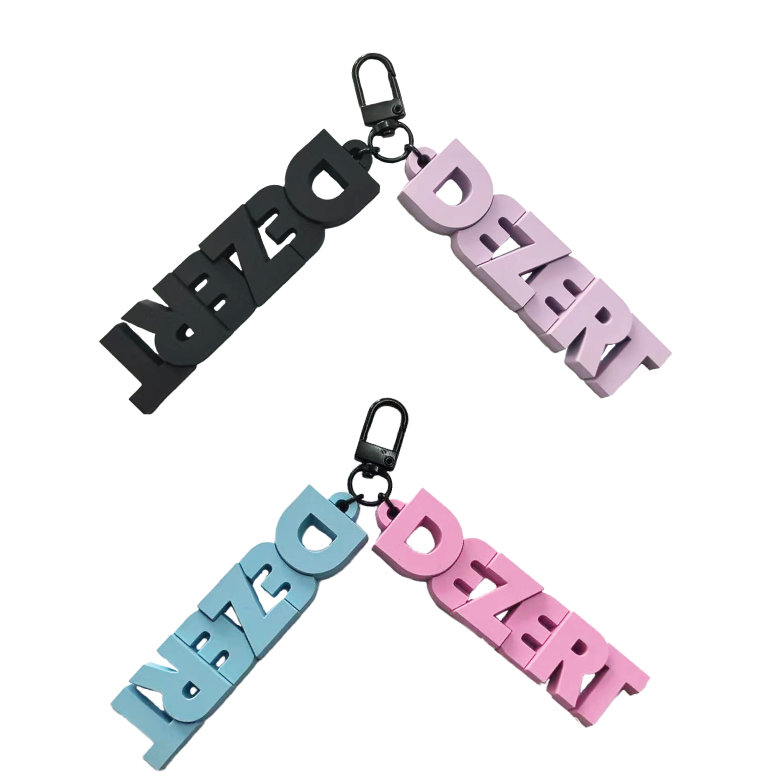 2連凹凸ラバーキーホルダー | DEZERT STORE