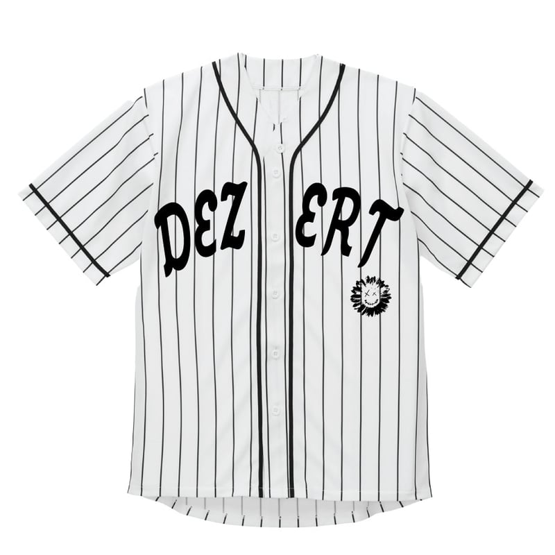 ベースボールシャツ（ホワイト・ストライプ） | DEZERT STORE