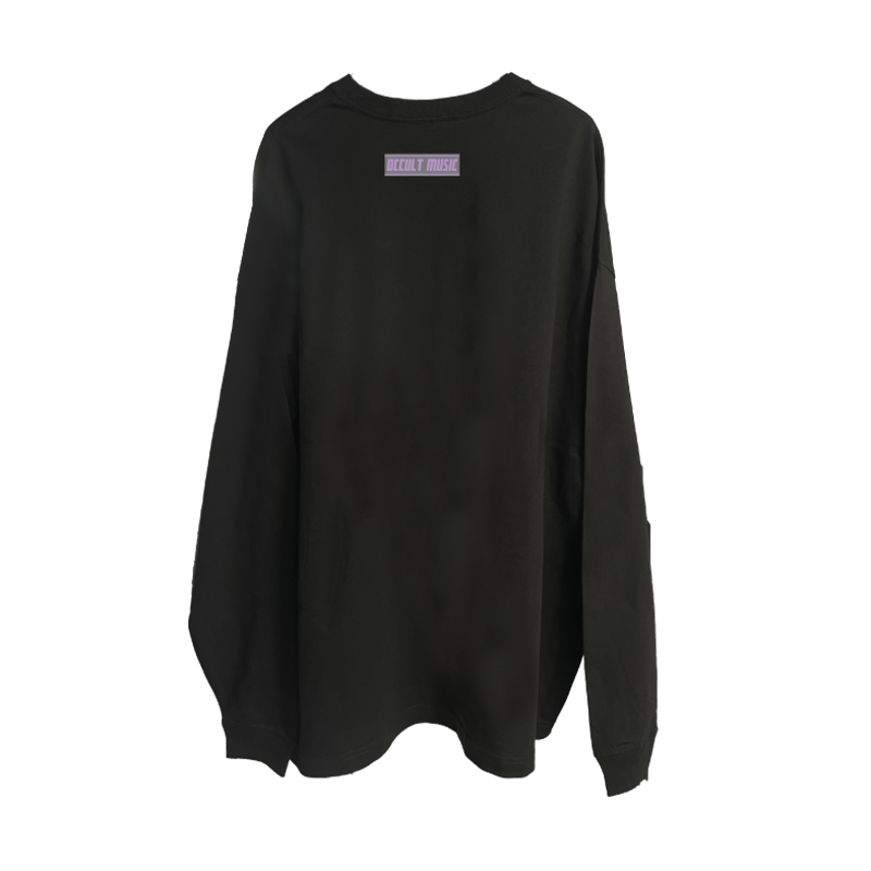 DEZERT グッズ　BIGシルエットトレーナー ヴィンテージ風BIGシルエットロングスリーブA（ブラック） | DEZERT STORE