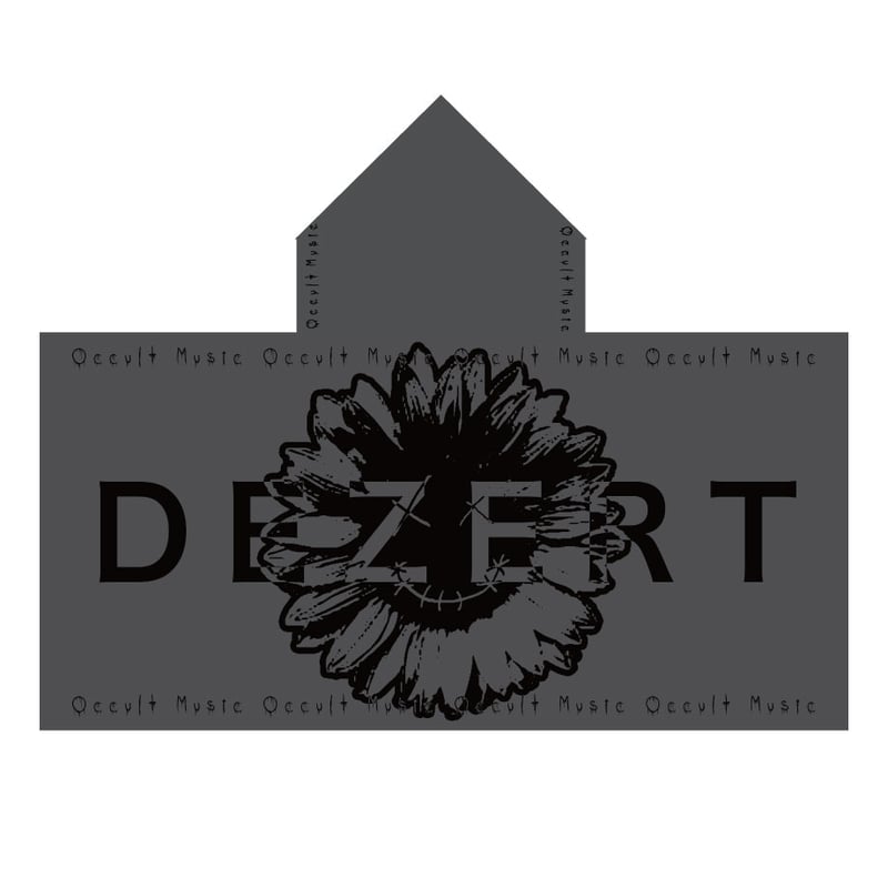 DEZERT フード付きBIGタオル グッズ ボタン付フードBIGタオル（日除け+雨除け）【グレー】 | DEZERT STORE