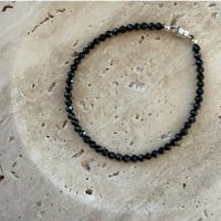 ブラックスピネル 3mm ブレス