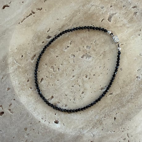 ブラックスピネル 2mm ブレス