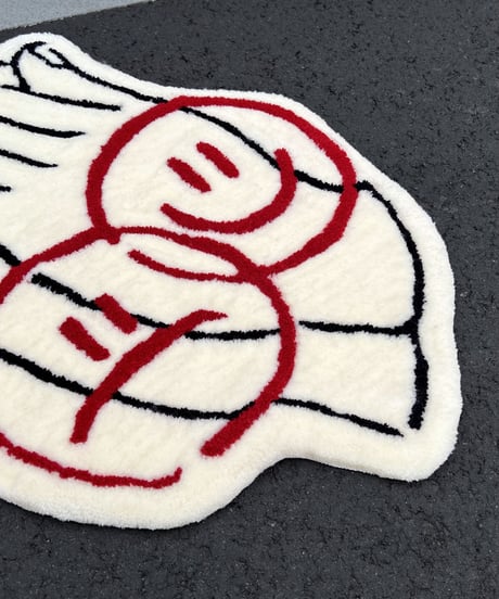 “Hope happiness” Rug