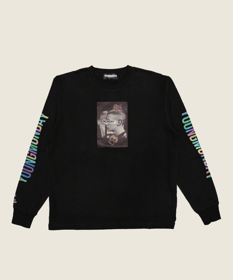【AC】Reflective logo L/S Tee