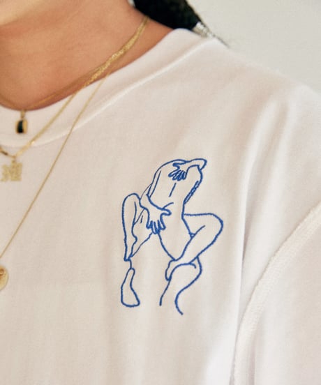 SEX L/S TEE ＜Blue x White＞