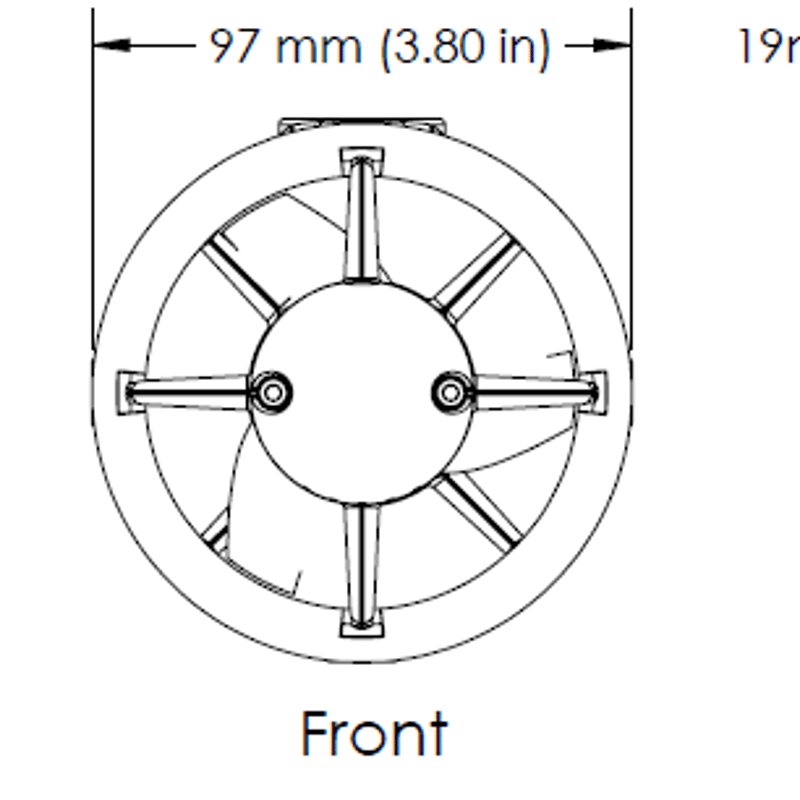 T200 Thruster (ESCなし) − T200 Thruster (No Speed