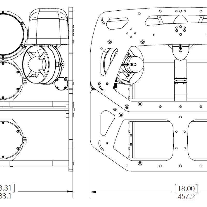 空撮用スキッド 組み立てキット】BlueROV2 拡張スキッド | 水中ドローン社公式ストア