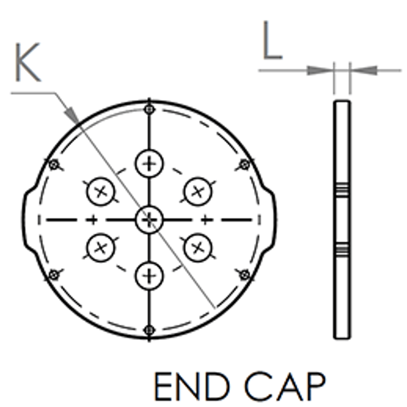 ダンドリビス ガラス製 差し込みキャップ ジュエルキャップ ルミナス