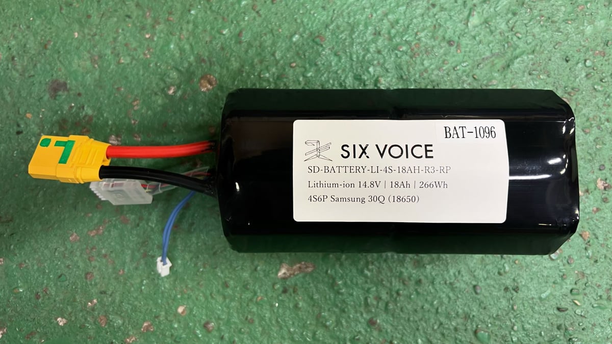 SIX VOICE製】BlueROV2・BlueBoat 兼用リチウムイオンバッテリー（14