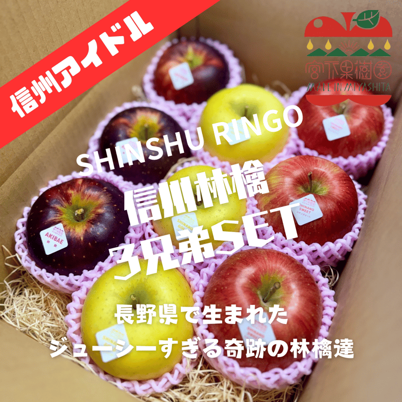 マツコの知らない世界】【信州アイドル】【園主推し】【信州林檎3兄弟