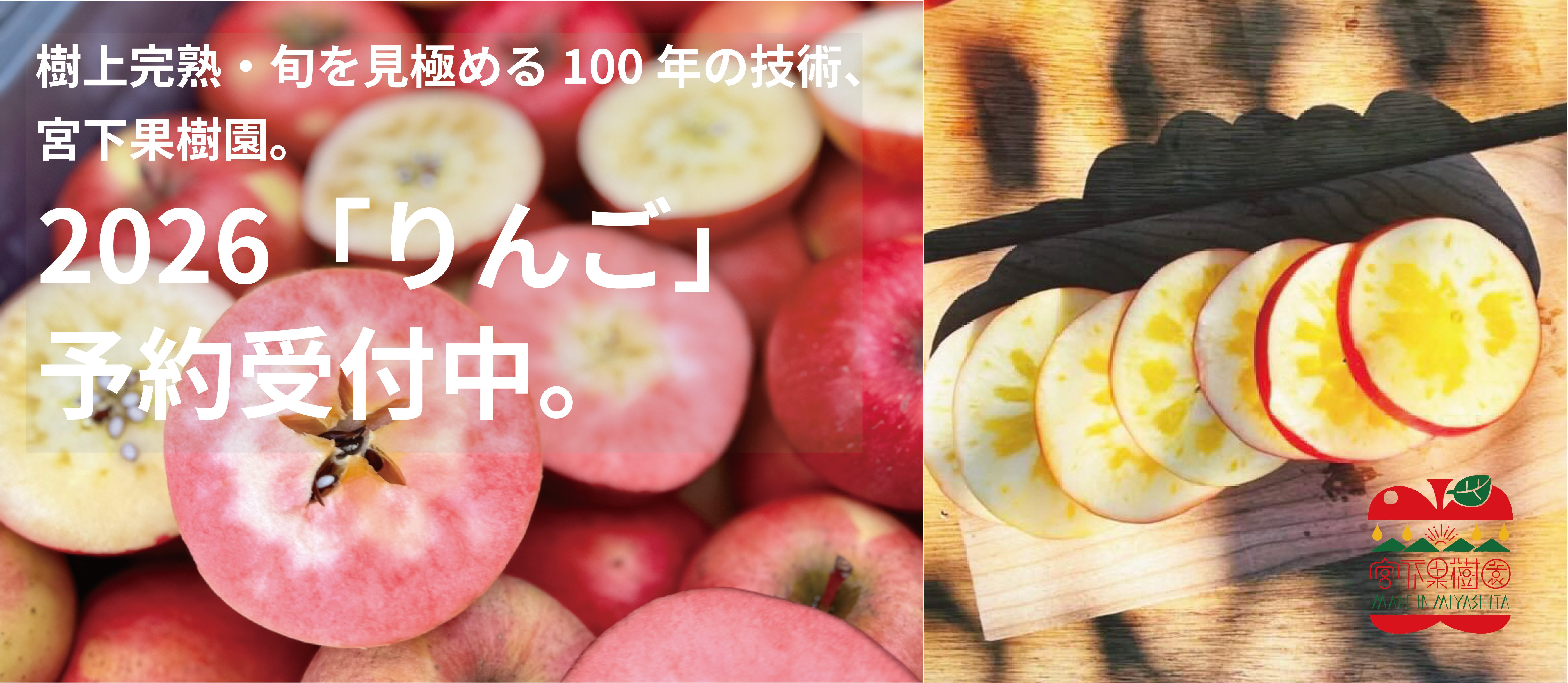 りんご予約受付中