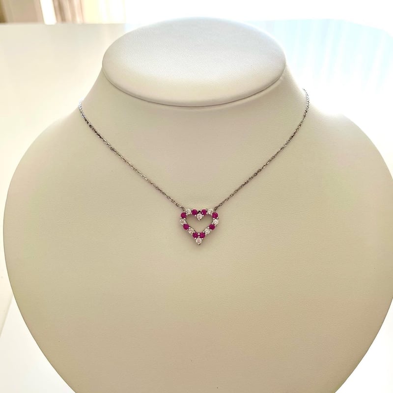 ルビーダイヤネックレス | Flora Kimiko Jewelry & Stone