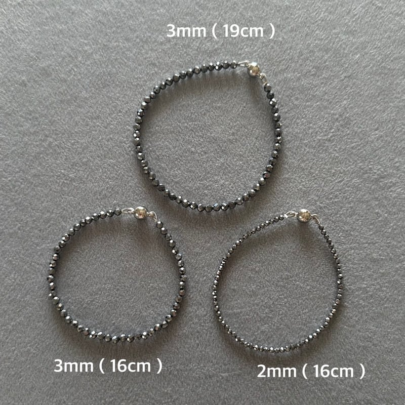 テラヘルツブレスレット2mm16cm | Flora Kimiko Jewelry & Stone テラヘルツブレスレット2mm16cm | Flora Kimiko Jewelry & Stone