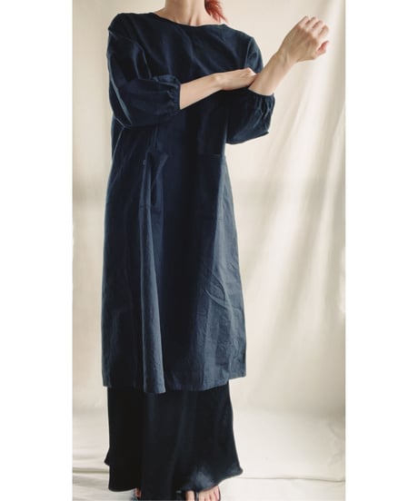 【SAMPLE SALE】 カッポウ  ソデゴム  ブラック