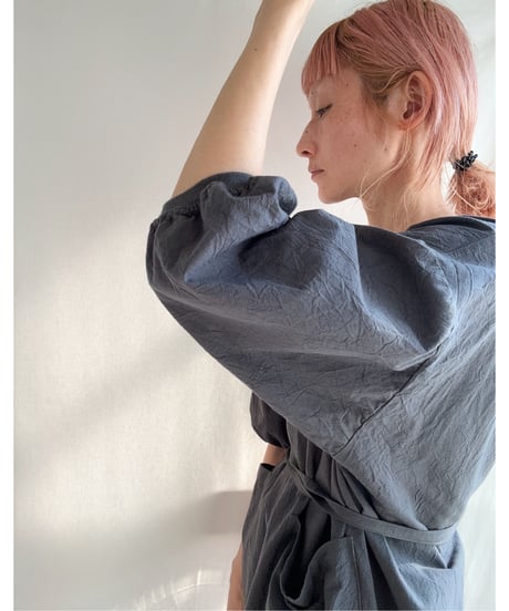 カッポウ ロング ソデリブ 全8色◇2026年8月上旬納品◇