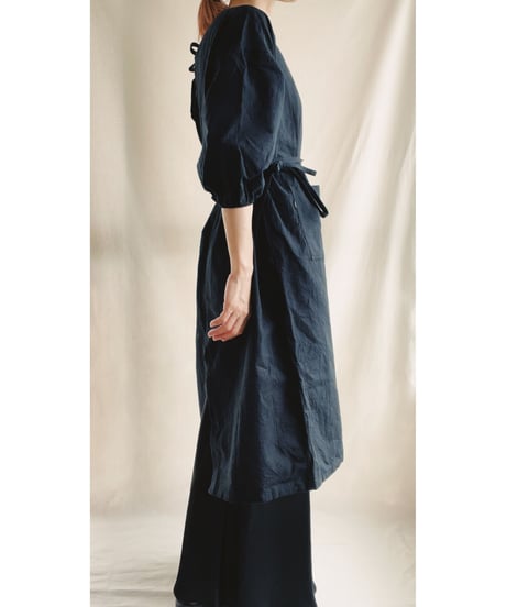【SAMPLE SALE】 カッポウ  ソデゴム  ブラック