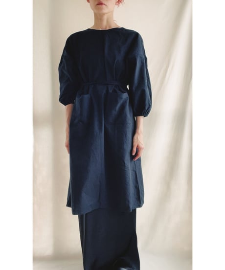 【SAMPLE SALE】 カッポウ  ソデゴム  ブラック